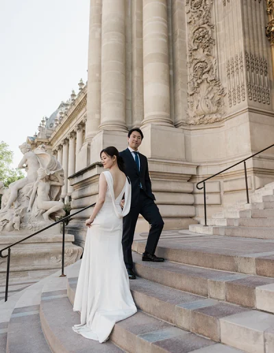 japanese pre wedding photoshoot at grand palais paris
