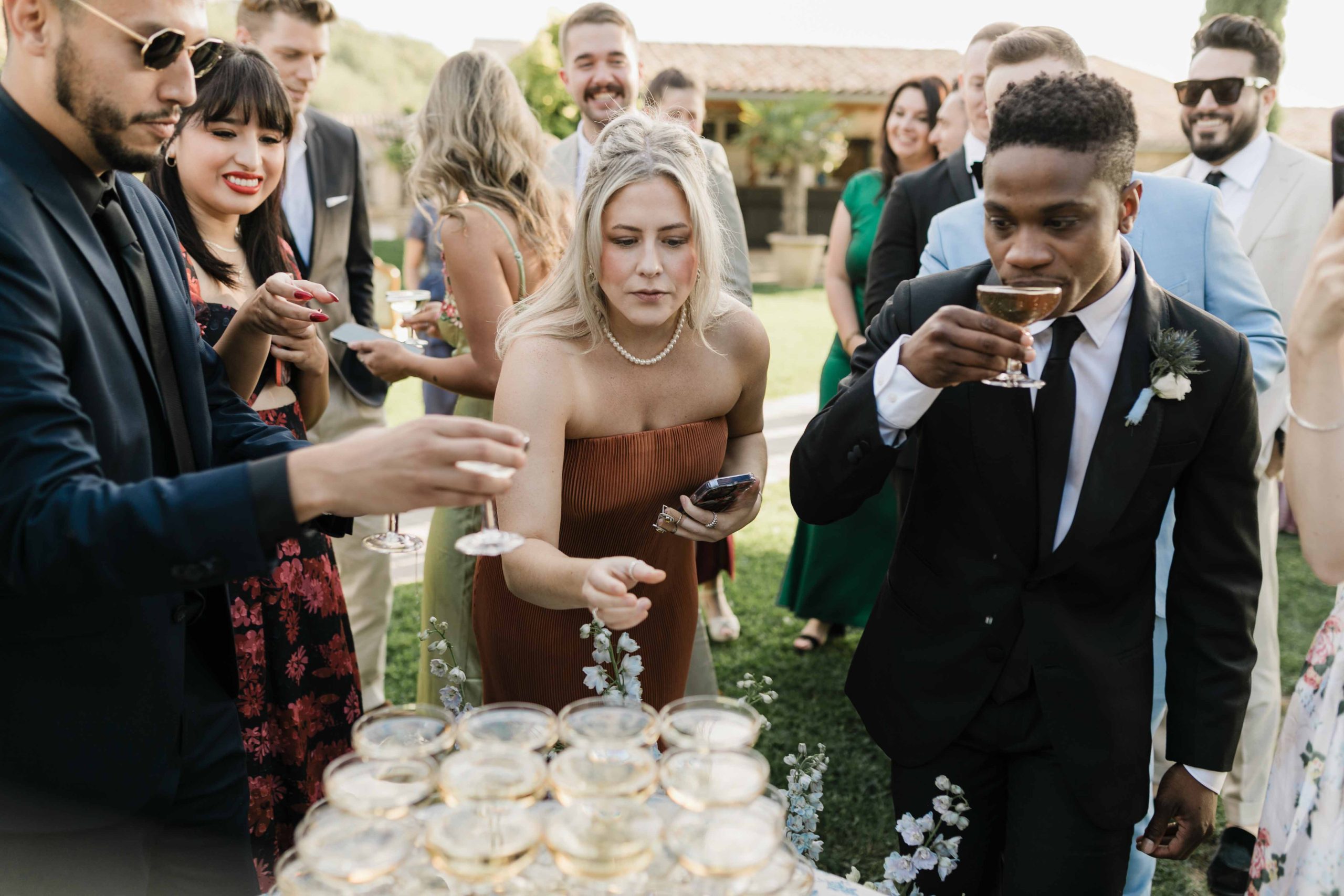 guest-having-a-toast-destination-wedding